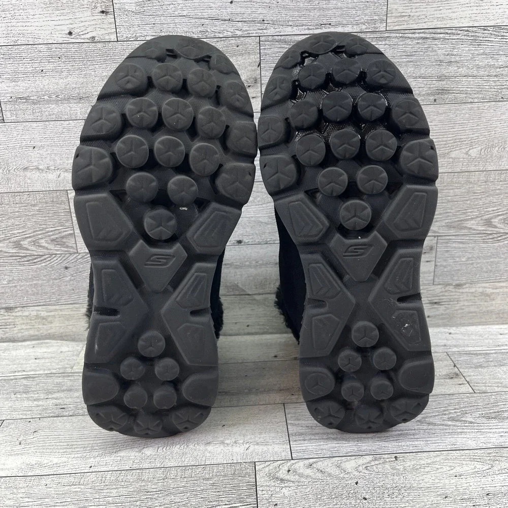 Skechers On The Go Gen 5 Goga Mat 14356‎ Black Suede Ankle Boots Women Size 6